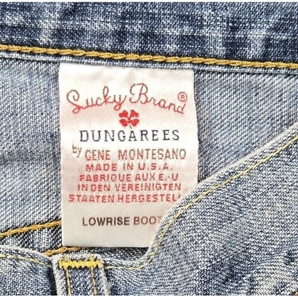 Lucky Brand Dungarees Men's Blue Jeans Size 31 Straight Leg American Made Denim - Picture 6 of 11